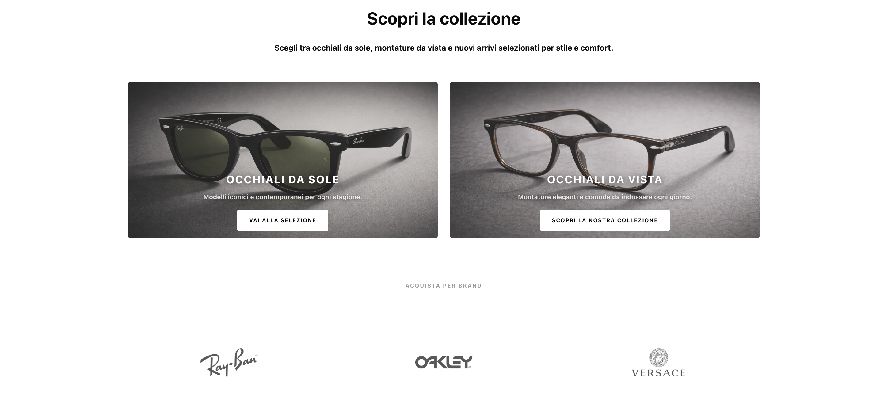 Ottica Veraldi — Sito Web